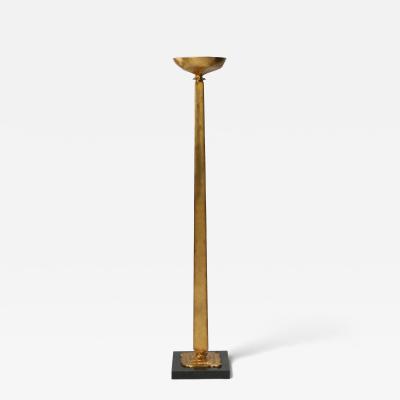  Benediko Venus Standing Candlestick Gilded in 23 Karat Gold