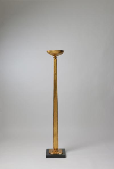 Benediko Venus Standing Candlestick Gilded in 23 Karat Gold