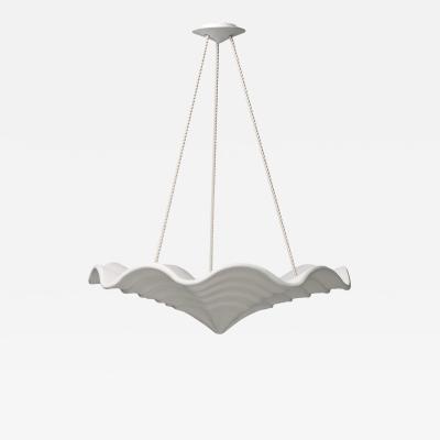  Benediko Vertige Sculptural Chandelier Handcrafted in White Plaster