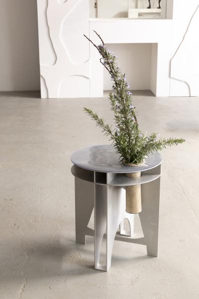  Benoit Maire Neko small table or stool with vase
