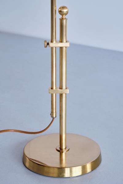  Bergboms Bergboms B 131 Height Adjustable Table Lamp in Brass Sweden 1950s