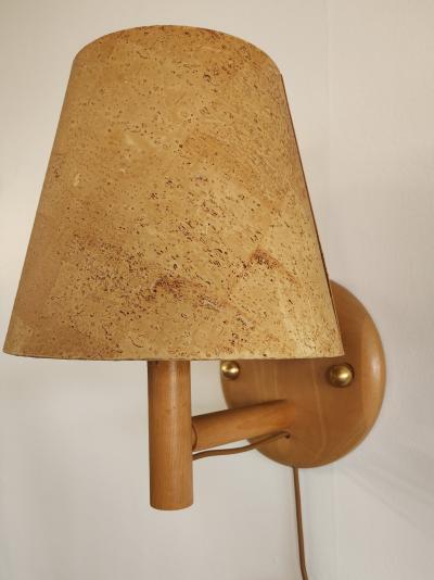  Bergboms Bergboms Cork Beechwood Wall Light