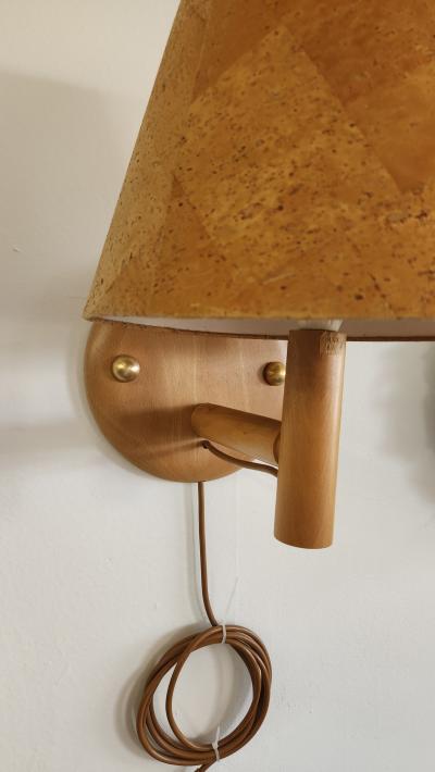  Bergboms Bergboms Cork Beechwood Wall Light