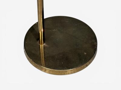  Bergboms Bergboms Swedish Modern Floor Lamp Brass Cane Sweden 1960s