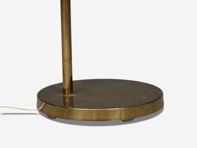  Bergboms Bergboms Swedish Modern Floor Lamp Brass Cane Sweden 1960s