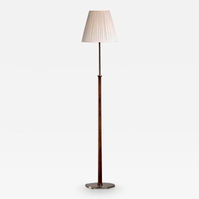  Bergboms Bergboms brass and wood floor lamp