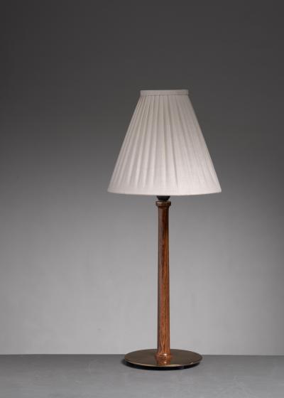  Bergboms Bergboms brass and wood table lamp