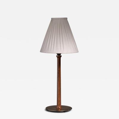  Bergboms Bergboms brass and wood table lamp