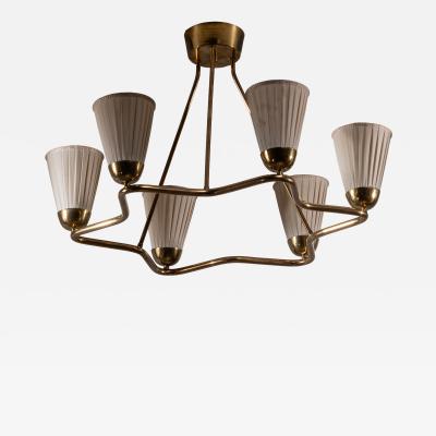  Bergboms Bergboms custom made 6 arm chandelier