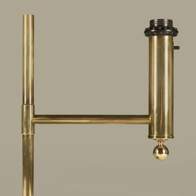 Bergboms Large Swedish 1970s Bergboms brass table lamp