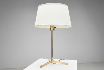  Bergboms Model B 31 Brass Table Lamp by Bergboms Sweden Mid 20th Century