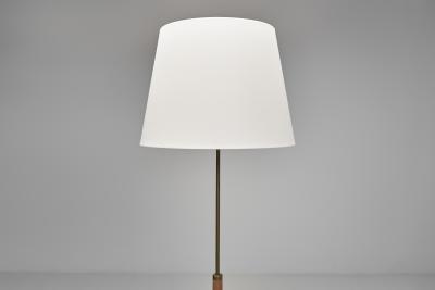  Bergboms Model G 34 Oak Floor Lamp for Bergboms Sweden 1960s