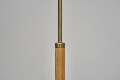  Bergboms Model G 34 Oak Floor Lamp for Bergboms Sweden 1960s
