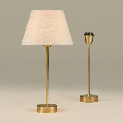  Bergboms Pair of 1960s Swedish Bergboms table lamps in brass Model B08 B01