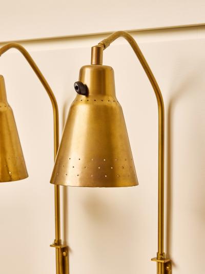  Bergboms Pair of Bergboms SL 3 Adjustable Brass Wall Sconces