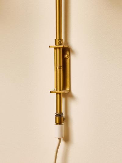  Bergboms Pair of Bergboms SL 3 Adjustable Brass Wall Sconces