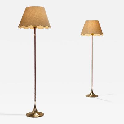  Bergboms Pair of Floor Lamps by Alf Svensson and Yngvar Sandstr m Sweden 1960s