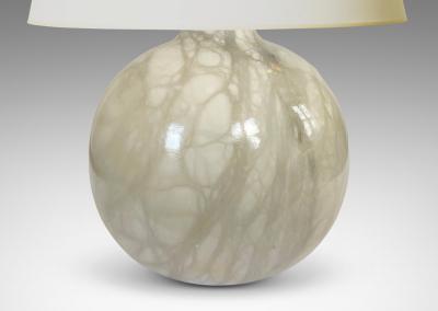  Bergboms Pair of Petite Table Lamps in Marble by Bergboms Co 