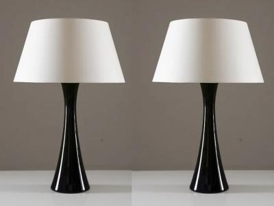  Bergboms Pair of Scandinavian Midcentury Table Lamps by Bergboms