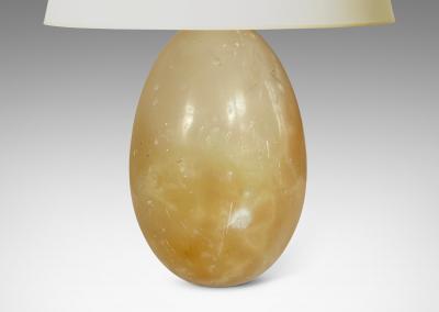  Bergboms Pair of Small Table Lamps in Alabaster by Bergboms Co 