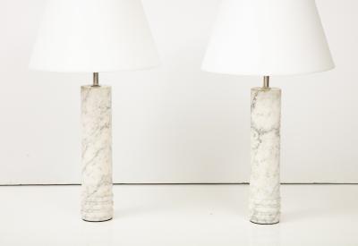  Bergboms Pair of Swedish Bergboms B 10 Marble Table Lamps circa 1960s