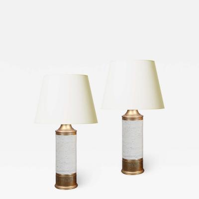  Bergboms Pair of Table Lamps by Bergboms