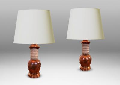  Bergboms Pair of Table Lamps by Bergboms Co 
