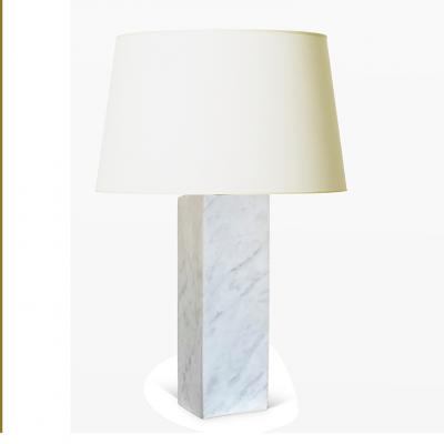 Bergboms Pair of Table Lamps in Marble by Bergboms