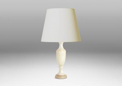  Bergboms Pair of Vase Form Table Lamps in Onyx by Bergboms Co 