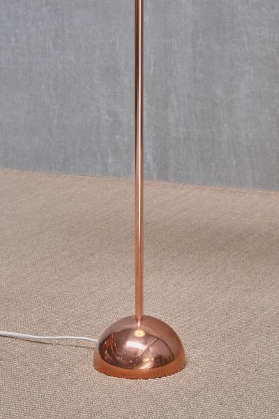  Bergboms Scandinavian Modern Bergboms G01 Floor Lamp in Copper Sweden 1960s