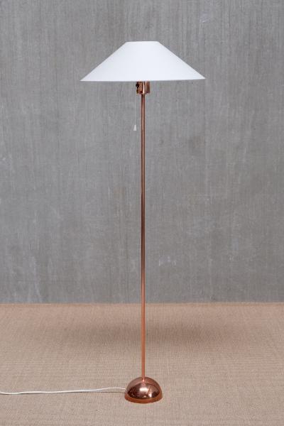  Bergboms Scandinavian Modern Bergboms G01 Floor Lamp in Copper Sweden 1960s