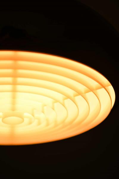  Bergboms Scandinavian Modern Ceiling Lamp in Brass by Bergboms 1960s