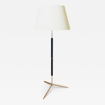  Bergboms Standing Lamp in Brass and Ebony by Bergboms Co 