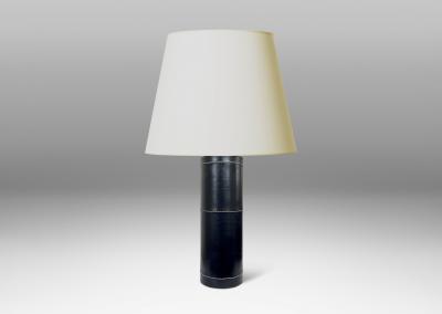  Bergboms Table Lamp In Stitched Leather by Bergboms Co 