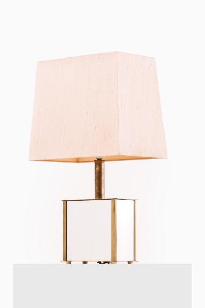  Bergboms Table Lamp in Brass and Mirrored Glass by Bergboms 1970s