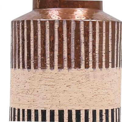  Bergboms Table Lamp with Copper Luster Striation by Bergboms