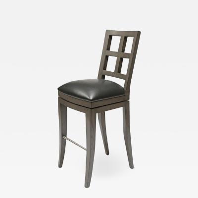  Berman Rosetti Grid Swivel Bar Counter Stool