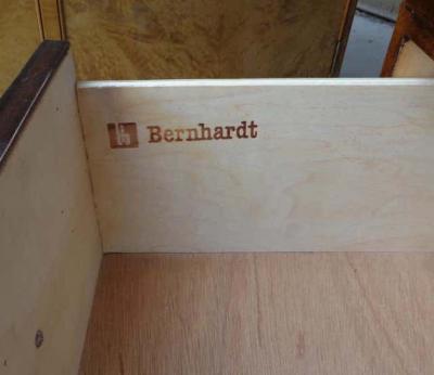  Bernhardt Design Midcentury Chin Hua Campaign Armoire by Bernhardt