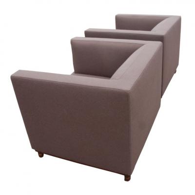  Bernhardt Design Pair of Jephson Robb for Bernhardt Mills Lounge Chairs