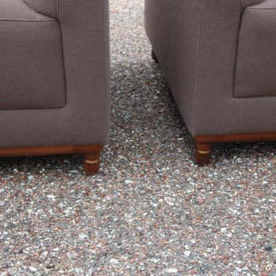  Bernhardt Design Pair of Jephson Robb for Bernhardt Mills Lounge Chairs