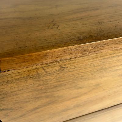 Bernhardt Furniture Mid century Bernhardt Pecan Campaign Bachelors Chests a Pair