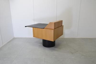  Bernini Gianfranco Frattini desk Sesamo for Bernini 1980s 