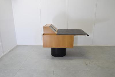  Bernini Gianfranco Frattini desk Sesamo for Bernini 1980s 
