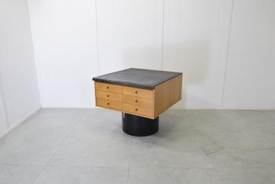  Bernini Gianfranco Frattini desk Sesamo for Bernini 1980s 