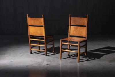  Bernini Kentucky Chairs by Carlo Scarpa for Bernini Italy 1980s