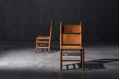  Bernini Kentucky Chairs by Carlo Scarpa for Bernini Italy 1980s