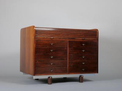  Bernini Rolltop desk Italy c1950