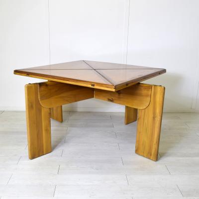  Bernini Silvio Coppola Big Foot square table for Bernini 1960s 