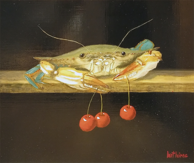  Bert Beirne Crab Victor with Cherries 2022