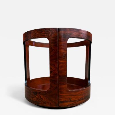  Bertomeu Cia Brazilian Modern Side Table in Rosewood Bertomeu 1950s 1960s